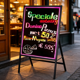 vertical led writingboard  fluorescence board