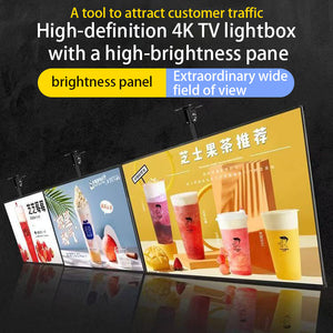 ultra-thin tv board order  light box billboard