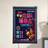 led writingboard with hanging type  fluorescence board